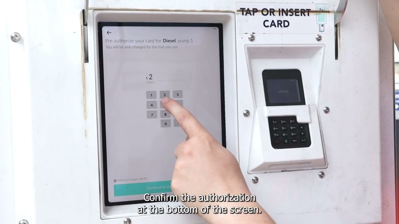 How to use the Fuelcharge Payment Terminal