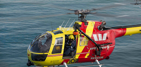 Westpac Lifesaver Helicopter Rescue Service QLD