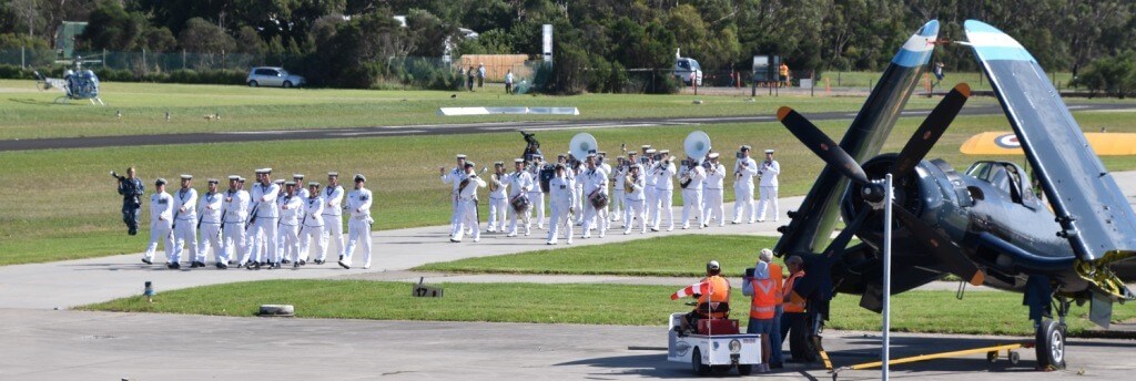 HMAS-Cerberus-Band-and-Guard